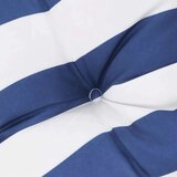  Jastuci za stolicu s niskim naslonom, 2 kom., plavo-bijele prugaste, oxford tkanine | shoptok.hr