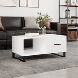 vidaXL Stolić za kavu bijeli 90 x 50 x 40 cm od konstruiranog drva Cijene