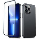 Joyroom Ovitek za iPhone 13 Pro, zadnji in sprednji pokrov + kaljeno steklo, črn, (21522553) Cene