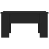  Stolić za kavu crni 79 x 49 x 41 cm od konstruiranog drva | Shoptok.si