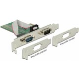 Delock kartica pci express serijska 2xRS232 + low profile 89555 Cene