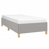  Okvir kreveta bez madraca svjetlosivi 100x200 cm od tkanine | shoptok.hr