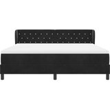  Krevet s opruga kutije s uzglavljem Crna 180 x 200 cm Baršun | shoptok.hr