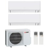 Mitsubishi multisplit dvojček 2 x MSZ-AY35VGKP-E1 3,5kW notranja enota/MXZ-2F53VF4-E1 5,3kW zunanja enota z montažo - | Shoptok.si
