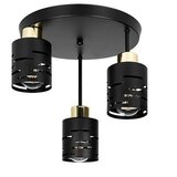  Plafonski luster ELEN 3xE27/35W/230V crna/zlatna | Eponuda.com