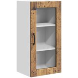  Zidni stakleni ormarić Lucca Staro drvo 40 x 31 x 80 cm | shoptok.hr