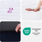  Madrac s džepičastim oprugama srednje čvrst 90 x 200 cm | shoptok.hr