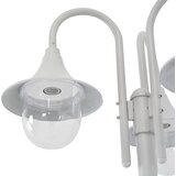  Vrtna trostruka stupna svjetiljka od aluminija E27 220 cm bijela | Eponuda.com