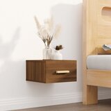 vidaXL Zidni noćni ormarić boja smeđeg hrasta 35 x 35 x 20 cm Cijene