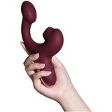 Magic Motion Magic Ponder - 2v1 vibrator z ramenskim stimulatorjem (bordo) | Shoptok.si