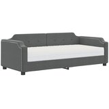  Dnevni krevet s madracem tamnosivi 90 x 200 cm od tkanine | Eponuda.com