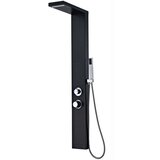 PANEL Sustav za Tuširanje Aluminijski Mat Crni | shoptok.hr