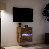  Zidni TV ormarić s LED svjetlima boja hrasta 41x31x45 cm | Eponuda.com