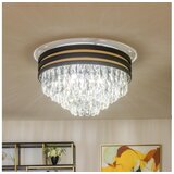  Brilagi - LED plafonsko svetlo sa kristalima VELURE 5xE14/40W/230V crno | Eponuda.com