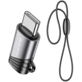 ADAPTER BV20 - LIGHTNING ŽENSKI NA TIP C MUŠKI - CRNI