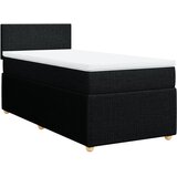 Maison Chic Box spring postelja - Vzmetna postelja z vzmetnico črna 100x200 cm blago SL17572, (21883106) | Shoptok.si
