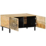  Stolić za kavu 80 x 50 x 40 cm od masivnog drva manga | Eponuda.com