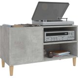 vidaXL Omarica za gramofonske plošče betonsko siva 84,5x38x48 cm les | Shoptok.si