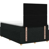  LED okvir za krevet s madracem Crna 120 x 200 cm Tkanina | shoptok.hr