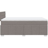  Krevet s oprugama i madracem smeđesivi 120 x 190 cm od tkanine | shoptok.hr