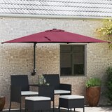 vidaXL Suncobran za dvorište Bordeaux crvena Poliester Veliki Sklopivi | shoptok.hr