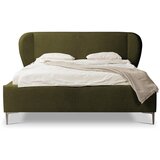 Makamii Tamno zeleni tapecirani bračni krevet s podnicom 160x200 cm Makana – | shoptok.hr