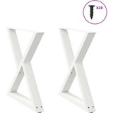  Noge za blagovaonski stol 2 kom bijele 70x(72-73 3) cm čelik | shoptok.hr
