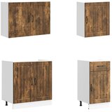  7-dijelni set kuhinjskih ormarića Lucca konstruiranog drva | shoptok.hr