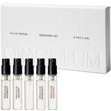 Oraculum Discovery Set set: EDP KATARZIST 2 ml + EDP HELENIST 2 ml + EDP SANTALIST 2 ml + EDP ARABESQUE 2 ml + EDP KRUCIFIST 2 ml unisex Cene