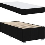  Krevetna konstrukcija s madracem Crna 100 x 200 cm tkanina | shoptok.hr