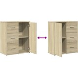  Komoda 2 kom sonoma hrast 60 x 31 x 70 cm od konstruiranog drva | Eponuda.com