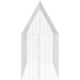  Kavez za zečeve Srebrno 400 x 100 x 210 cm Cinkani čelik | shoptok.hr
