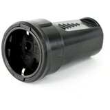  Priključnica dvopolna prenosna pvc crna ( 16163 ) | Eponuda.com