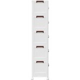 vidaXL Škatla za shranjevanje s kolesi 28 L 48,5x29,5x139 cm | Shoptok.si