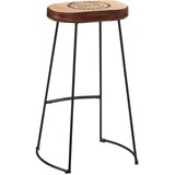  Barski stolci 2 kom tamnosmeđi 44 x 37,5 x 78 cm | shoptok.hr