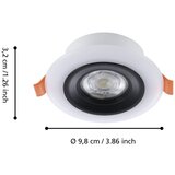 Eglo 901118- SET 3xLED RGB prigušiva kupatilsko svetlo CALONGE 3,8W/230V IP44 + daljinski upravljač | Eponuda.com