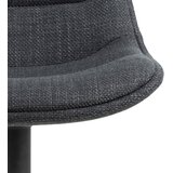 Actona Siv barski stol z nastavljivo višino (višina sedeža 65 cm) Adisa – | Shoptok.si