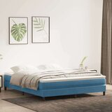  Krevet s oprugama bez madracem tamnoplavi 180x210 cm baršunasti | shoptok.hr