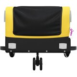 Prikolica za bicikl crno-žuta 30 kg željezna | shoptok.hr
