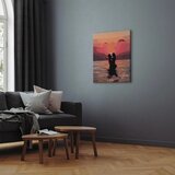  Slika za samostalno slikanje - Lovers against the backdrop of the setting sun 40x50 | shoptok.hr