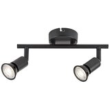 Rabalux Norton spot lampa GU10 2 svetla 25 cm crna 73146 Cene