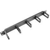 Lanberg kabelski organizator 5 plastičnih obročev 1u tipa B stojalo 19 črna, (21091180) | Shoptok.si