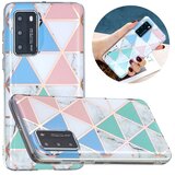  Ovitek za Huawei P40 | Beli marmor | Shoptok.si