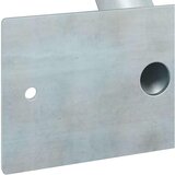  Držač za zastavu Srebrno 13 x 6 x 0,2 cm Čelik | shoptok.hr