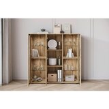 Livetastic Visoka Komoda Caro, Barva Hrasta | Shoptok.si