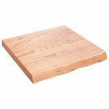 vidaXL Zidna polica svjetlosmeđa 60x60x(2-6) cm obrađena hrastovina Cijene