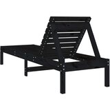  Ležalnik 2 kosa črn 199,5x60x74 cm trdna borovina - - črna - 31.5 - N/A - 2025--Uvoz_4 | Shoptok.si