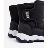 Big Star Children's Fleece-Lined Lace-Up Snow Boots Black | ePonuda.com