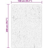  Tepih HUARTE kratkih vlakana mekani i perivi krem 140x200 cm | shoptok.hr