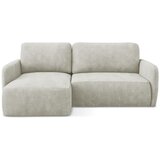 Makamii Krem sklopiva/s prostorom za odlaganje kutna garnitura od šenila (s lijevim kutom/s ležaljkom) Lilo – | shoptok.hr